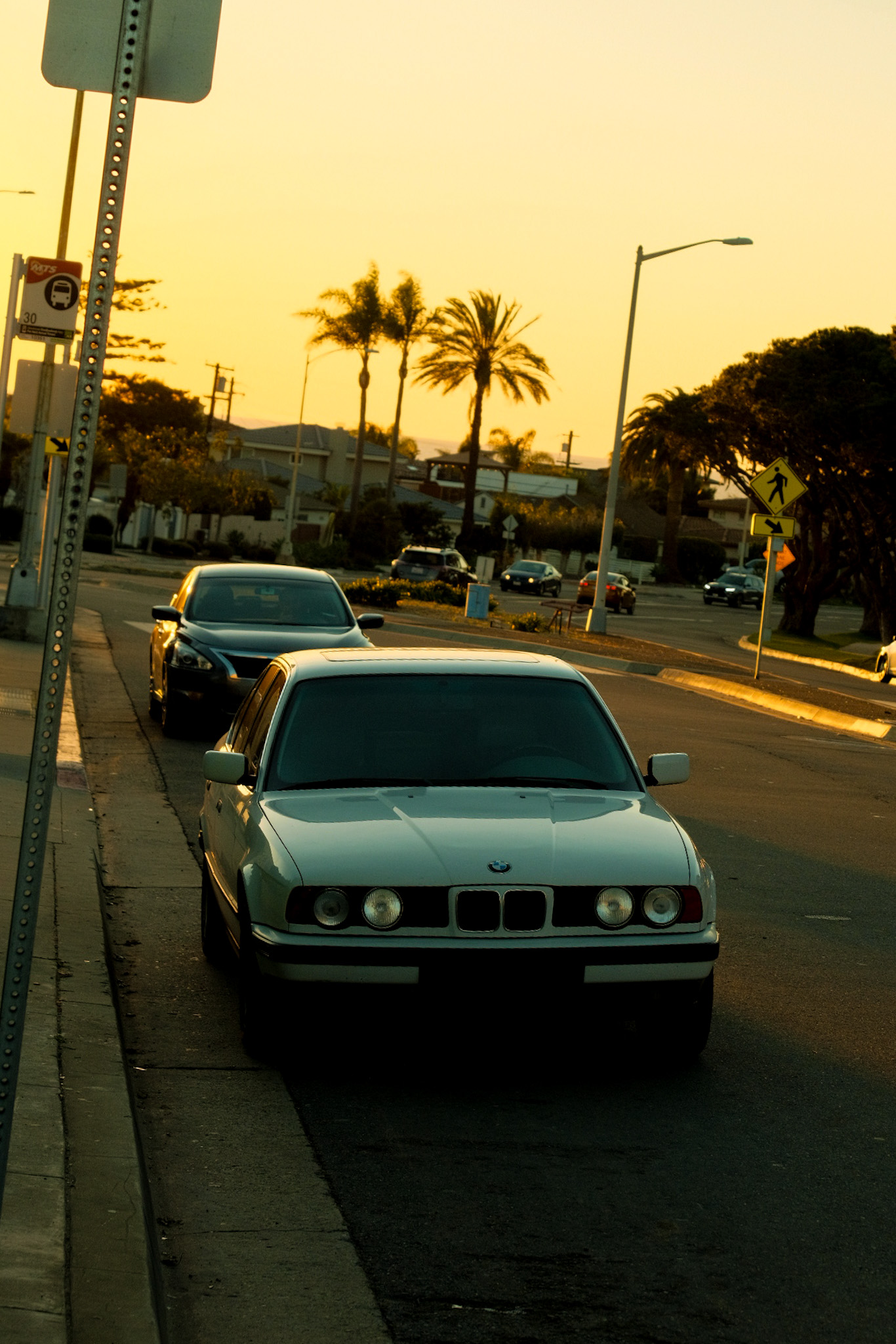 Late sunset beginning